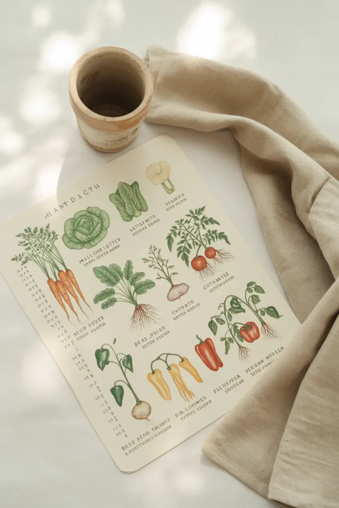 Root depth chart for the best vegetables to grow in raised beds