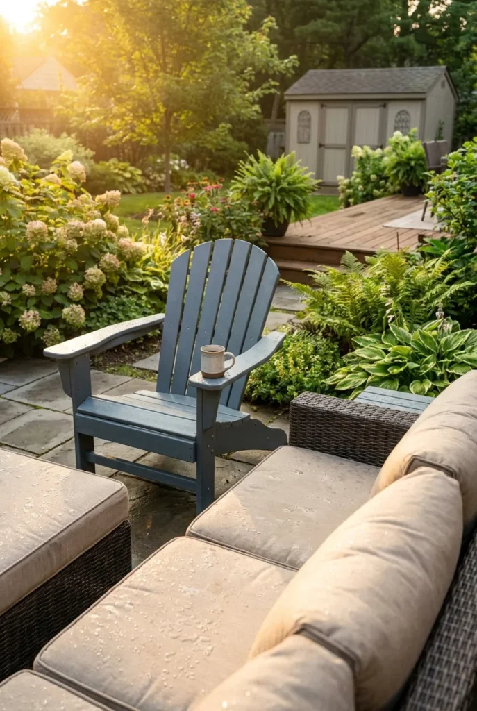 Sunday morning weekly habit for outdoor furniture summer protection